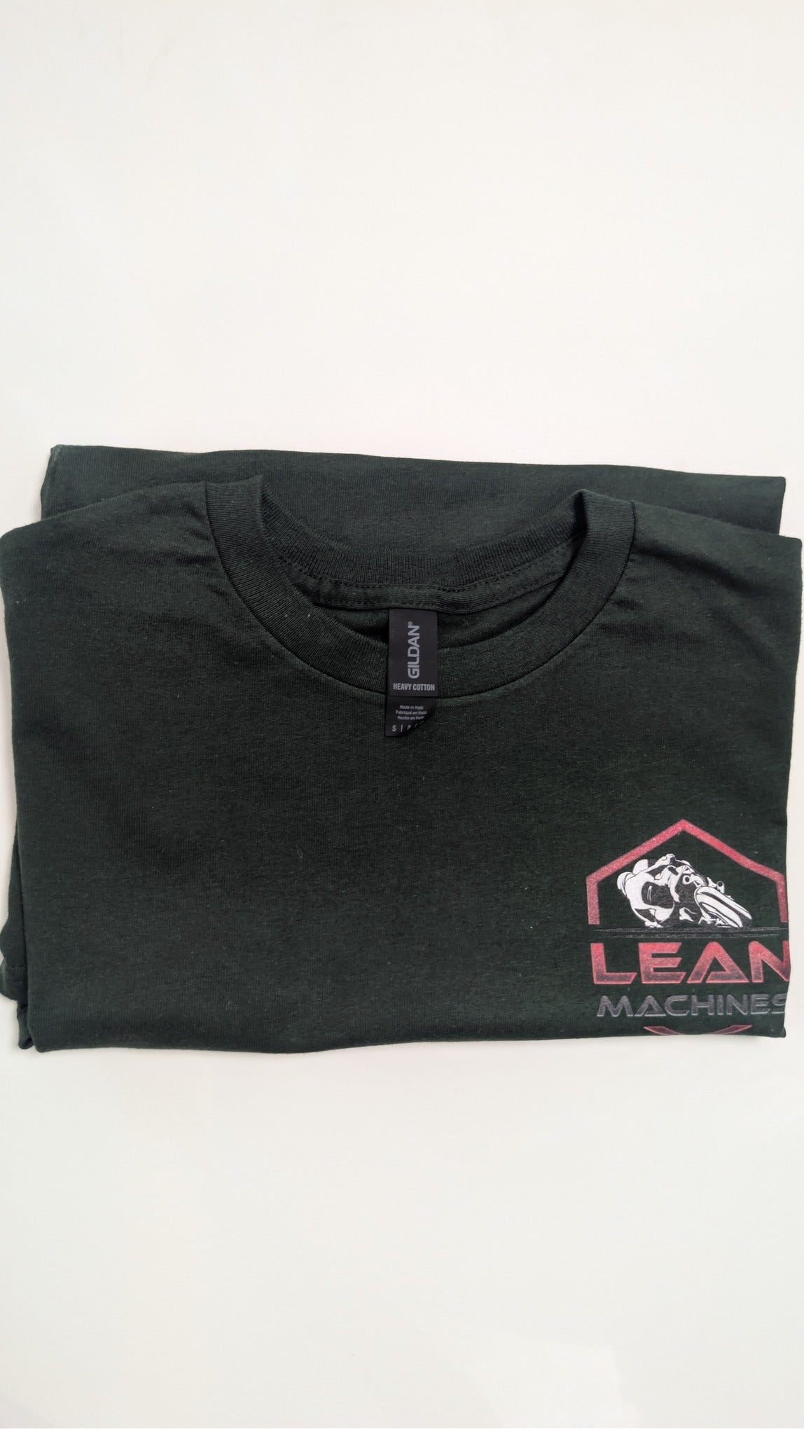 Lean Machines heavy cotton T-shirt with logo on front and back, photo 6