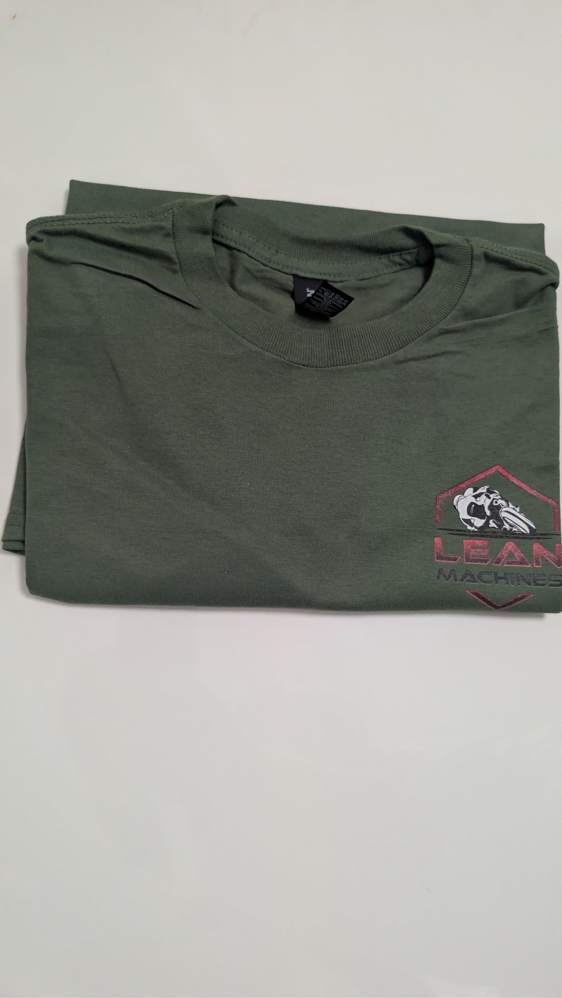 Lean Machines heavy cotton T-shirt with logo on front and back, photo 7