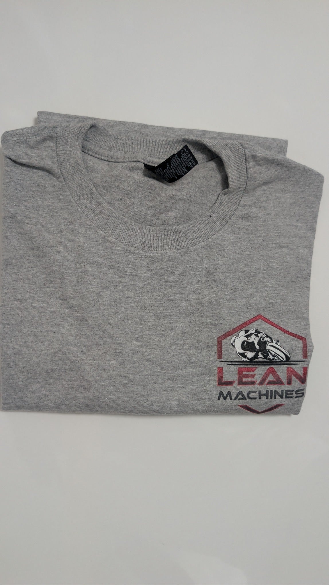 Lean Machines heavy cotton T-shirt with logo on front and back, photo 8