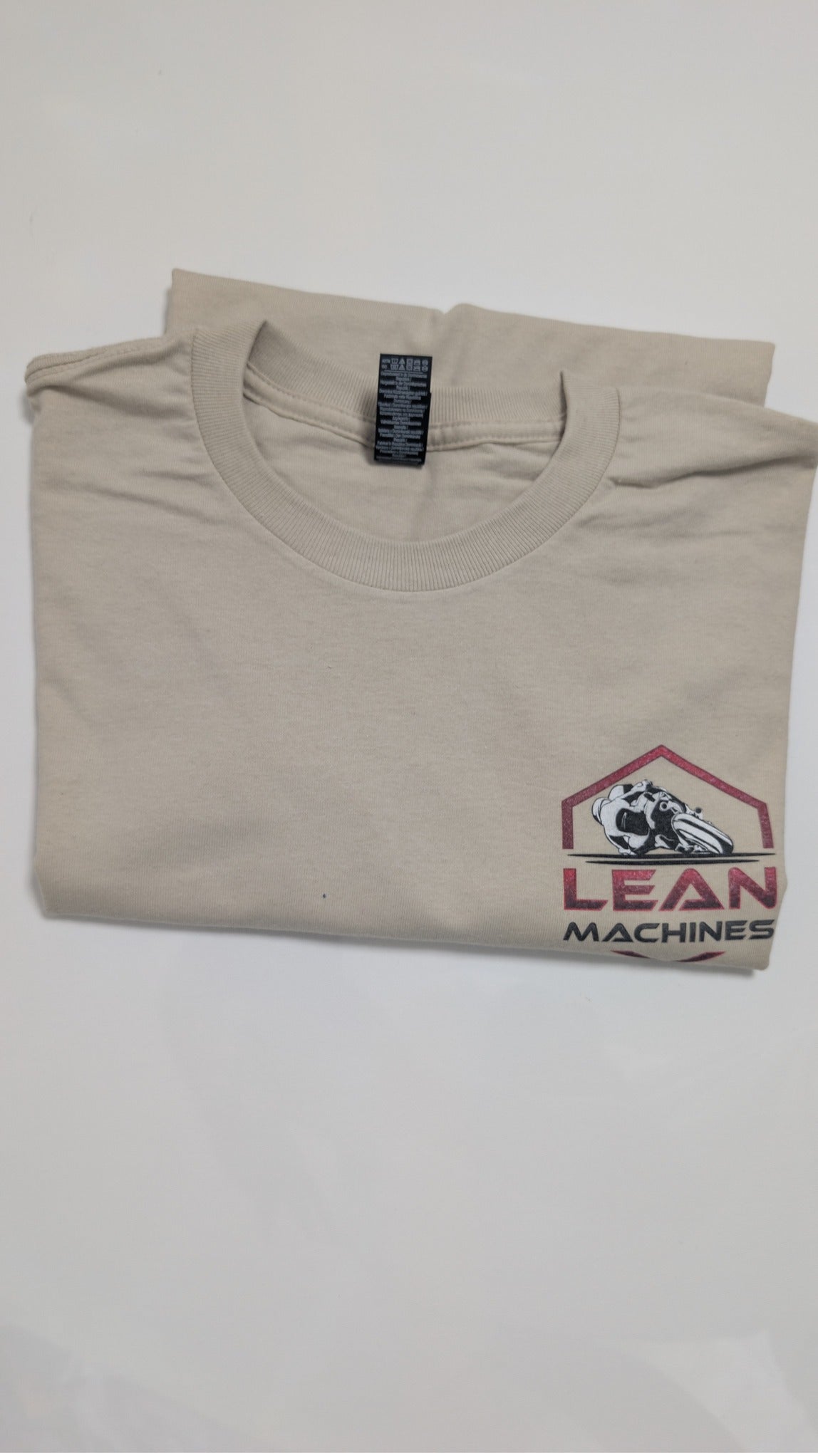 Lean Machines heavy cotton T-shirt with logo on front and back, photo 9