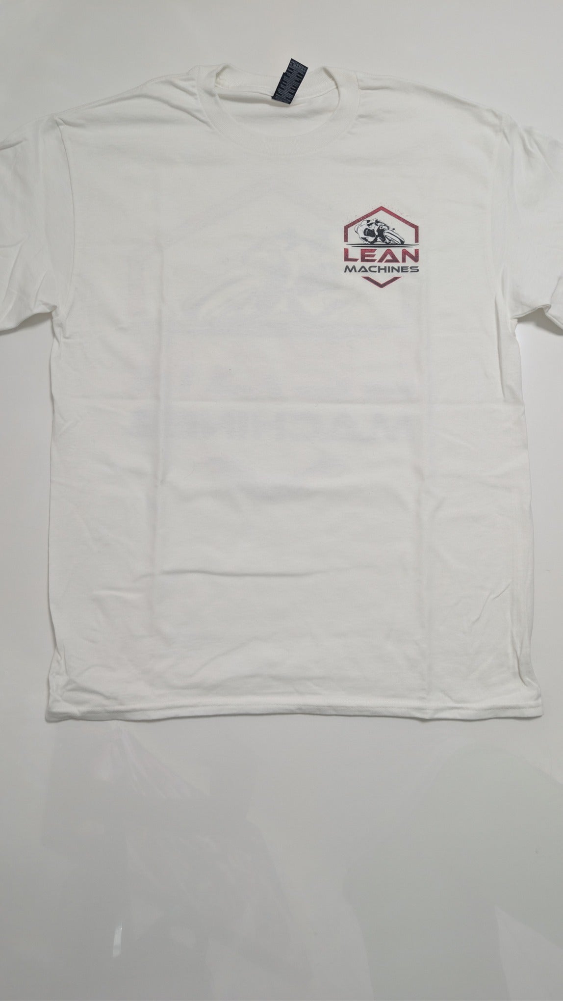 Lean Machines heavy cotton T-shirt with logo on front and back, photo 1