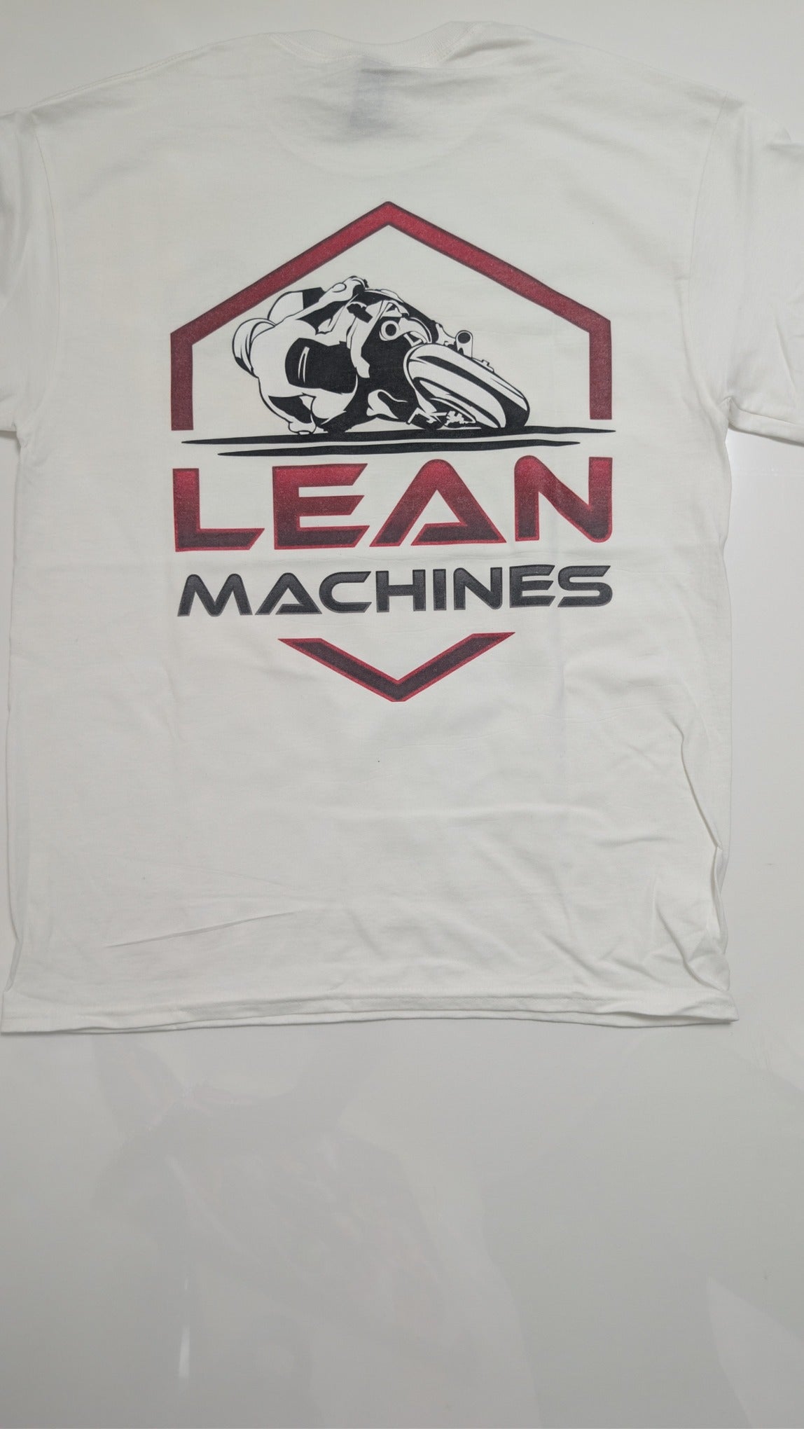 Lean Machines heavy cotton T-shirt with logo on front and back, photo 2