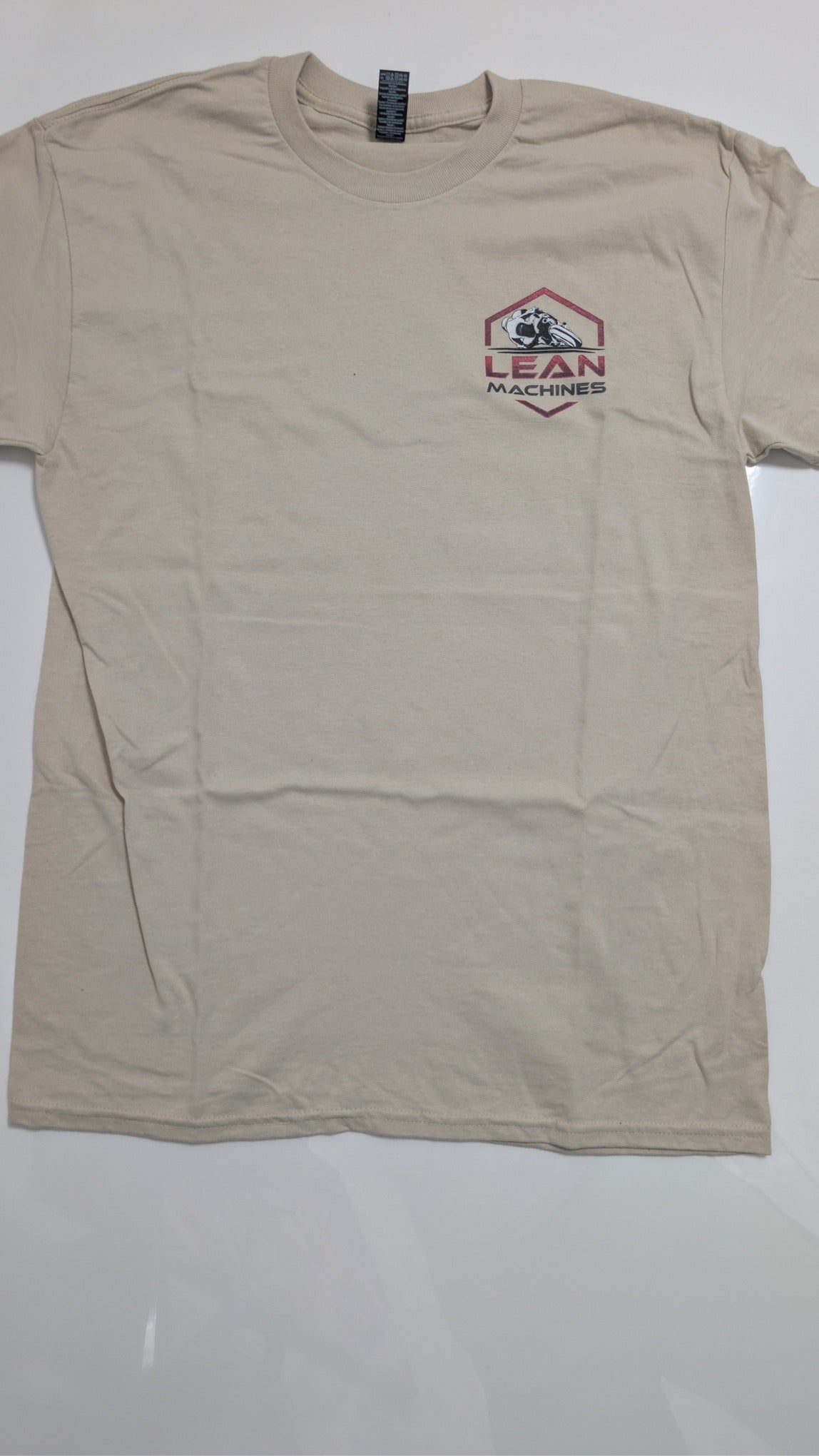Lean Machines heavy cotton T-shirt with logo on front and back, photo 3