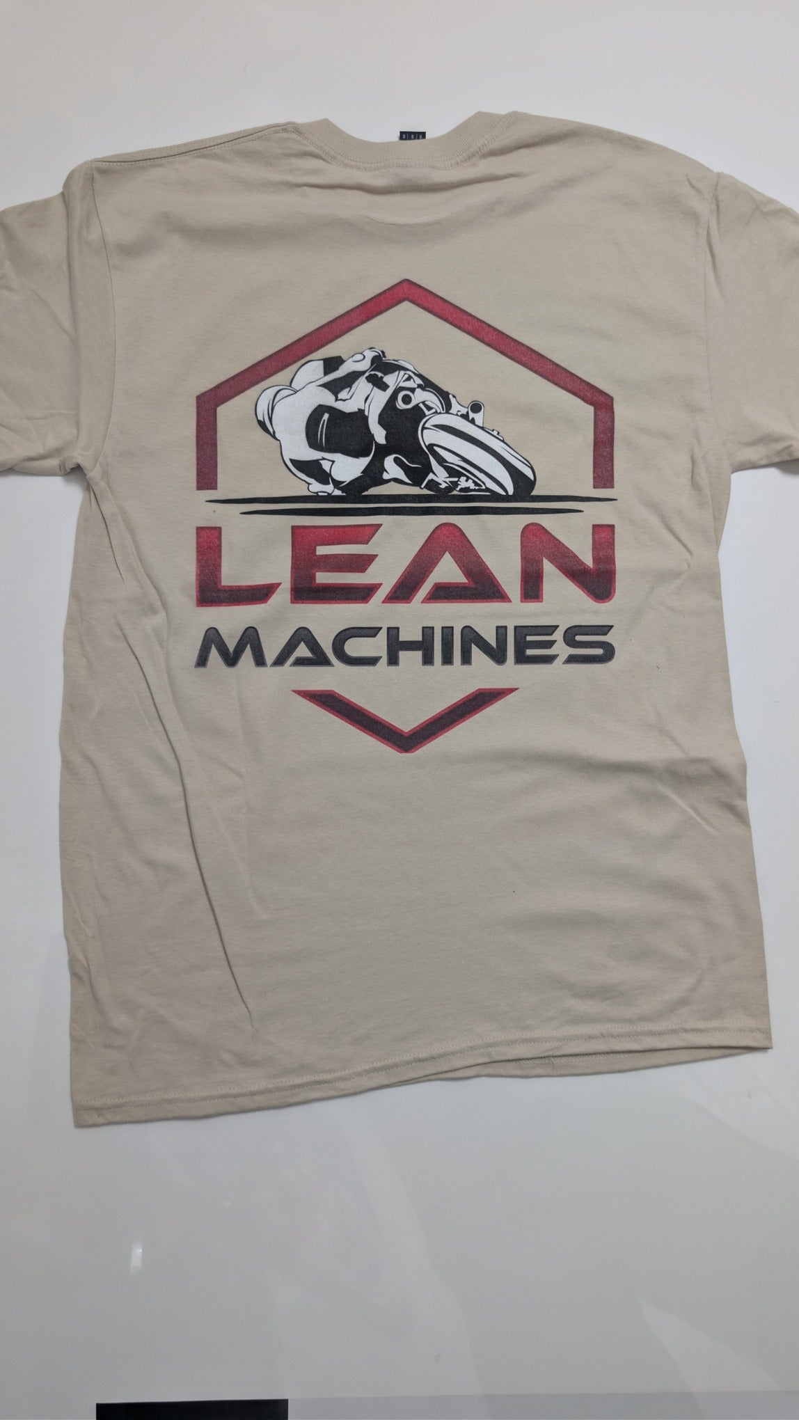 Lean Machines heavy cotton T-shirt with logo on front and back, photo 4